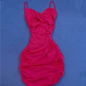 Elegant Pink Women's Dress